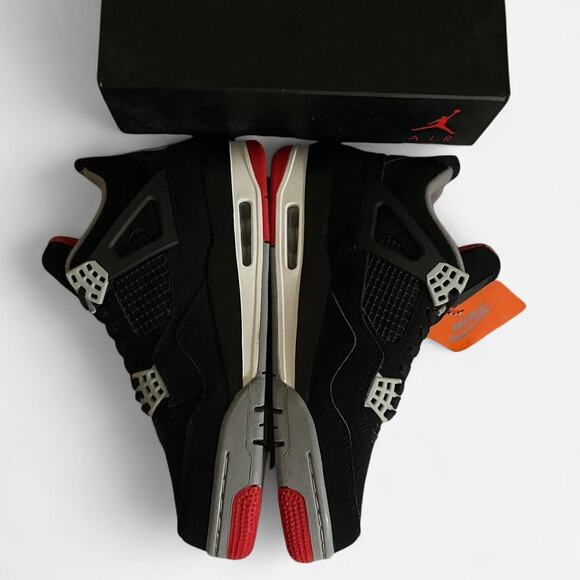 Jordan 4 retro bred 2019 - size 8.5 M / 10 W US / 41.5 EU - Picture 4 of 6